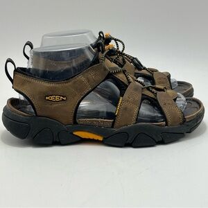 Keen Sarasota Sport Sandals Womens Size 8.5 Shoes Brown Leather Waterproof